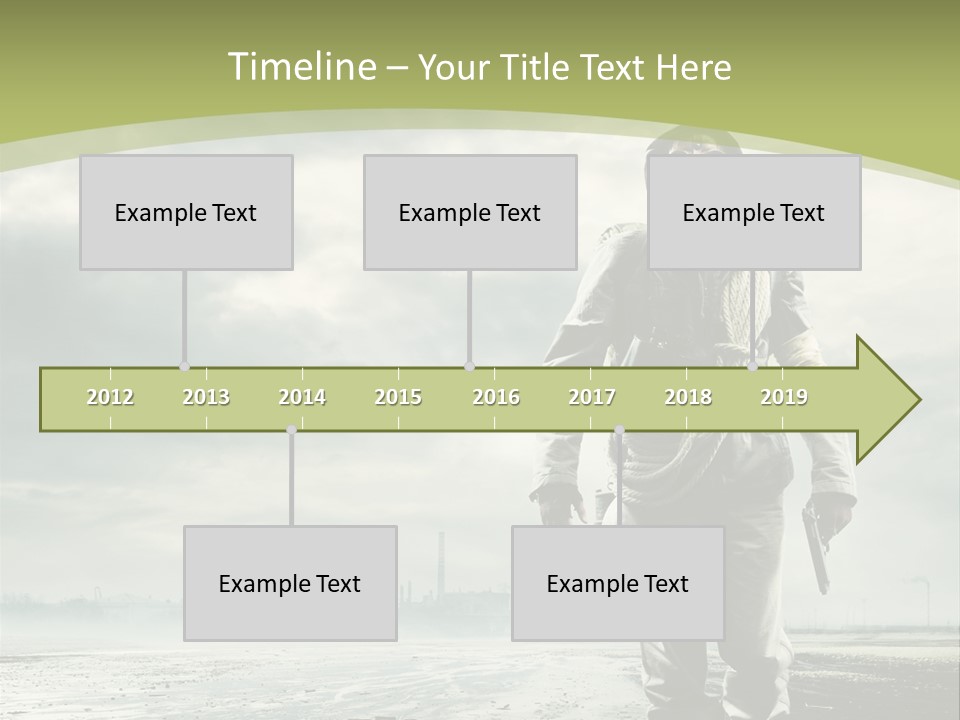 Busy Apocalypse Unpleasant Smell PowerPoint Template