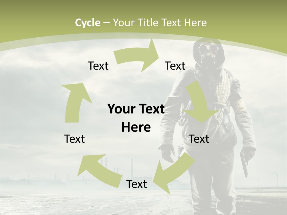 Busy Apocalypse Unpleasant Smell PowerPoint Template