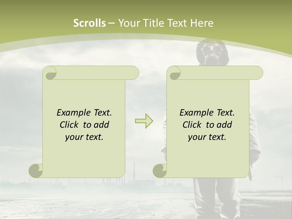 Busy Apocalypse Unpleasant Smell PowerPoint Template