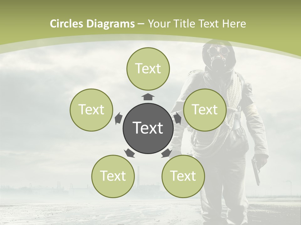 Busy Apocalypse Unpleasant Smell PowerPoint Template