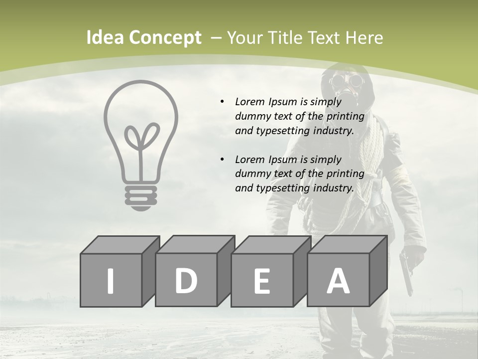 Busy Apocalypse Unpleasant Smell PowerPoint Template