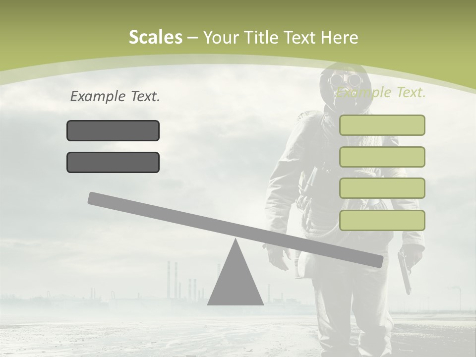 Busy Apocalypse Unpleasant Smell PowerPoint Template