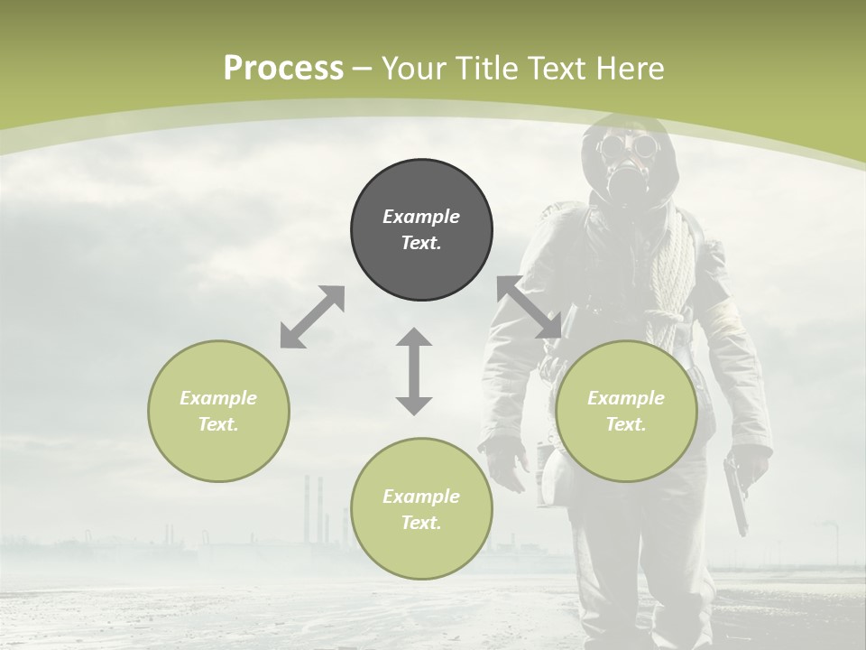 Busy Apocalypse Unpleasant Smell PowerPoint Template