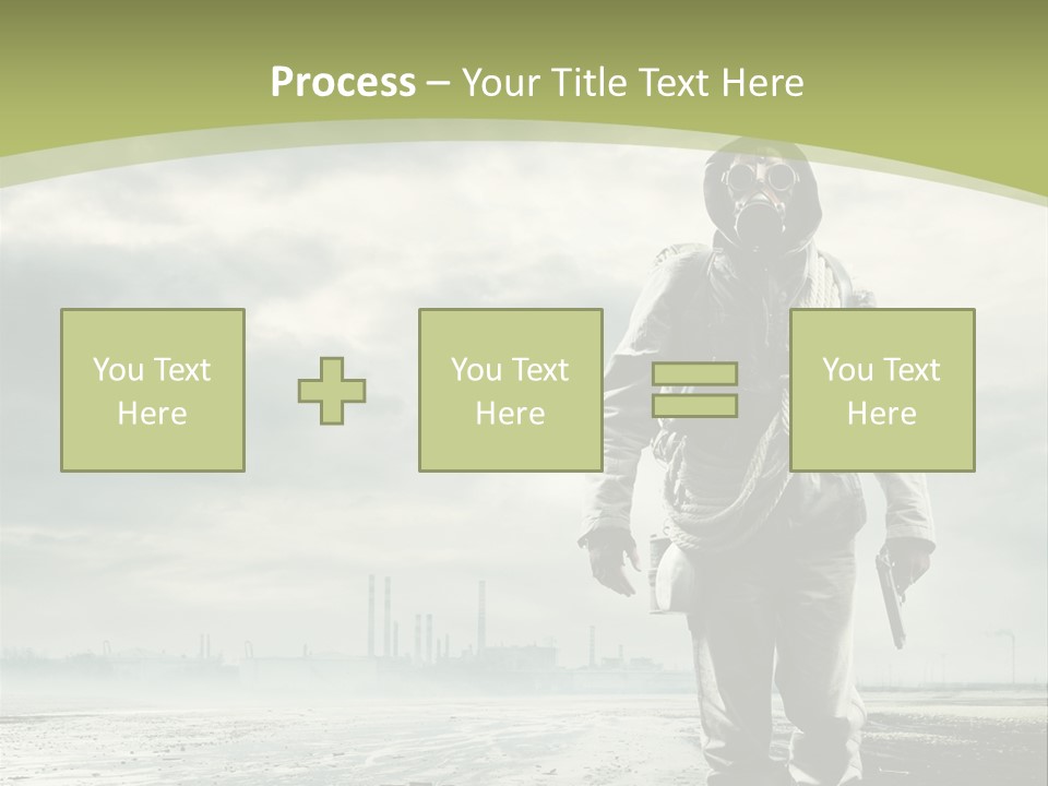 Busy Apocalypse Unpleasant Smell PowerPoint Template