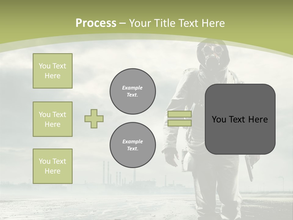 Busy Apocalypse Unpleasant Smell PowerPoint Template
