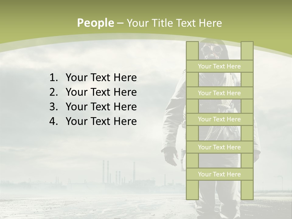 Busy Apocalypse Unpleasant Smell PowerPoint Template