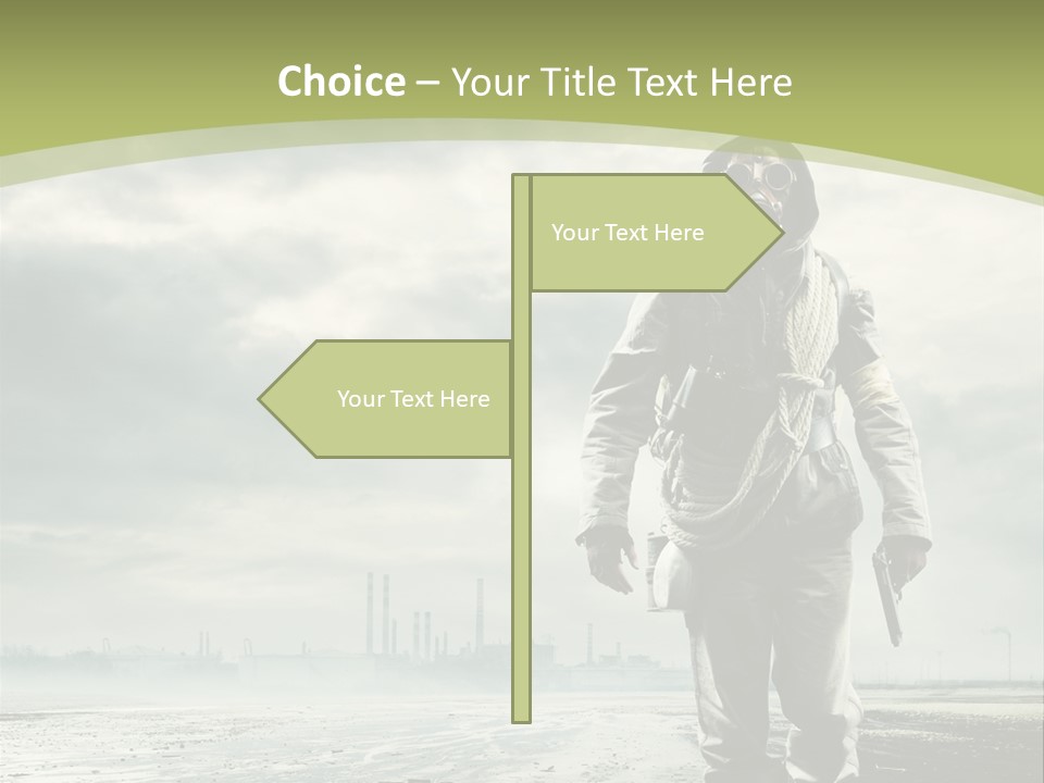 Busy Apocalypse Unpleasant Smell PowerPoint Template