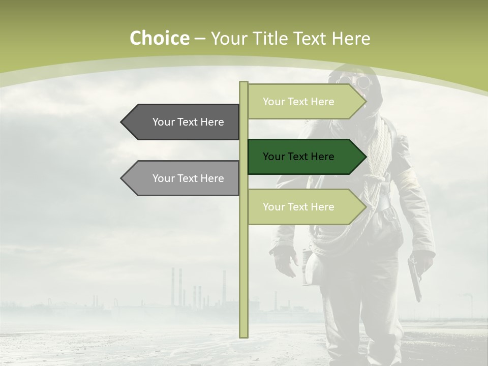 Busy Apocalypse Unpleasant Smell PowerPoint Template