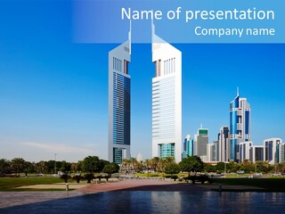 Blue Live Real Estate PowerPoint Template