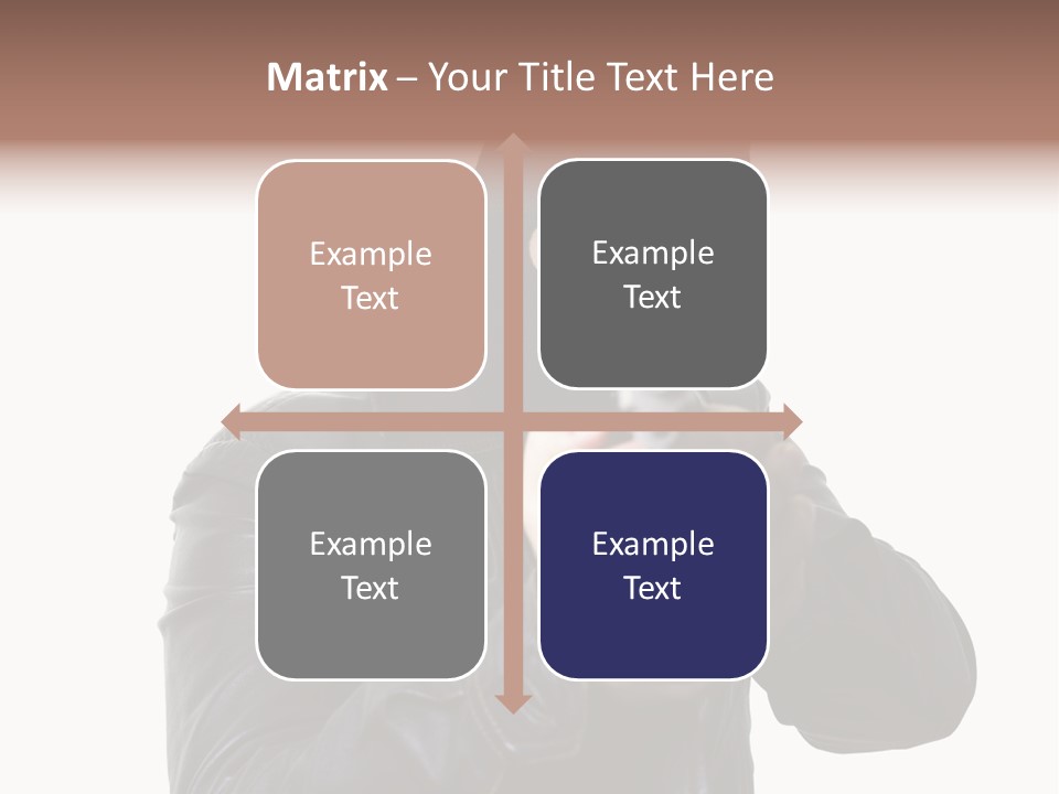 Despair Man  PowerPoint Template