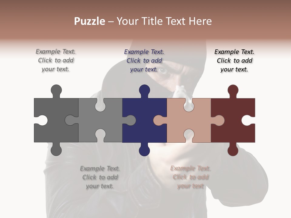 Despair Man  PowerPoint Template