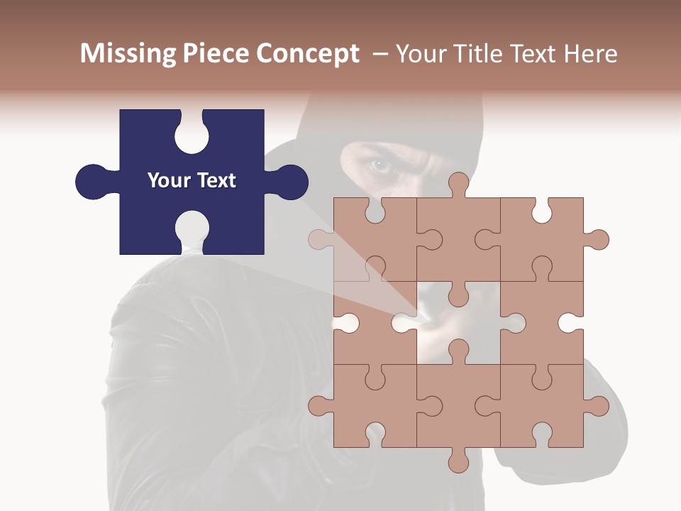 Despair Man  PowerPoint Template