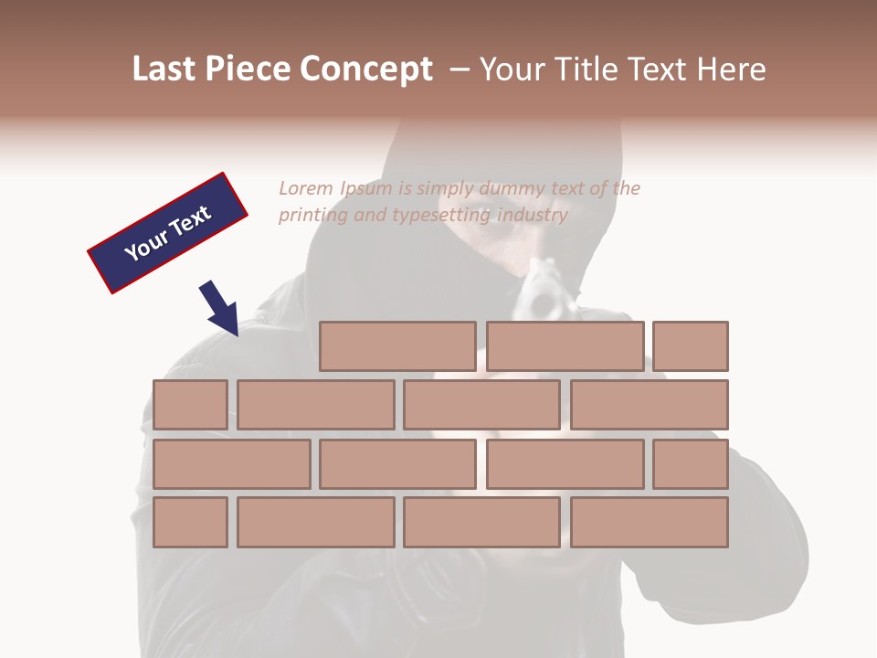 Despair Man  PowerPoint Template