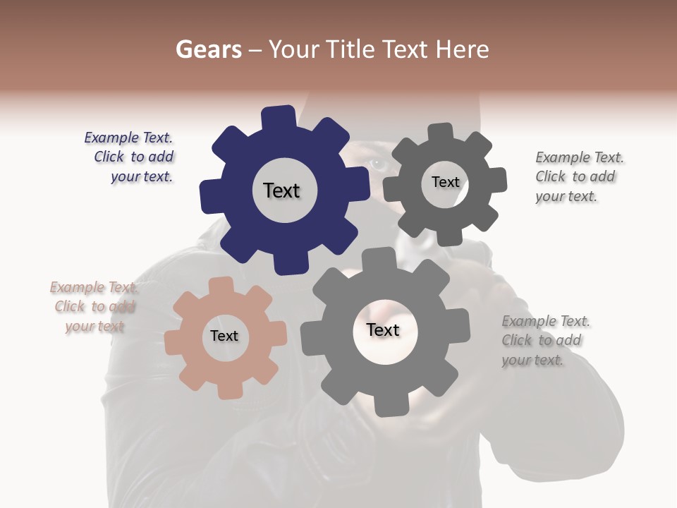 Despair Man  PowerPoint Template