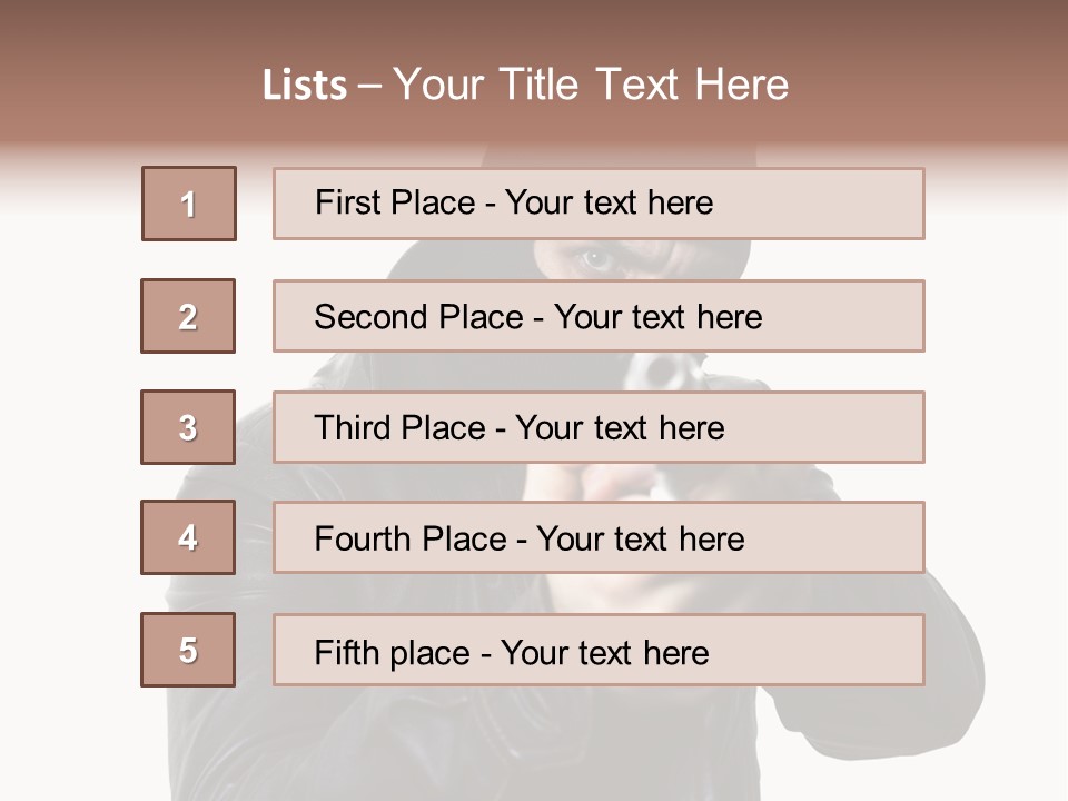 Despair Man  PowerPoint Template