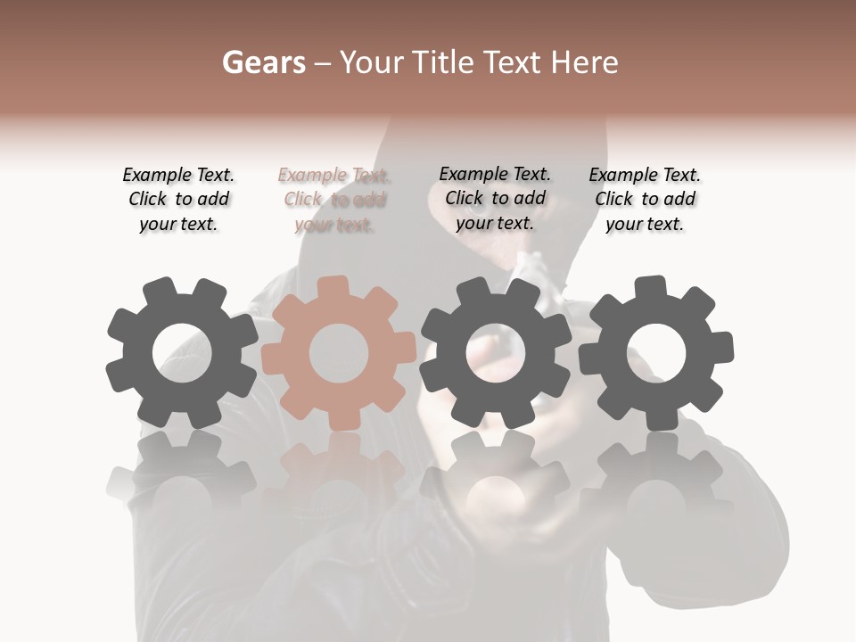 Despair Man  PowerPoint Template