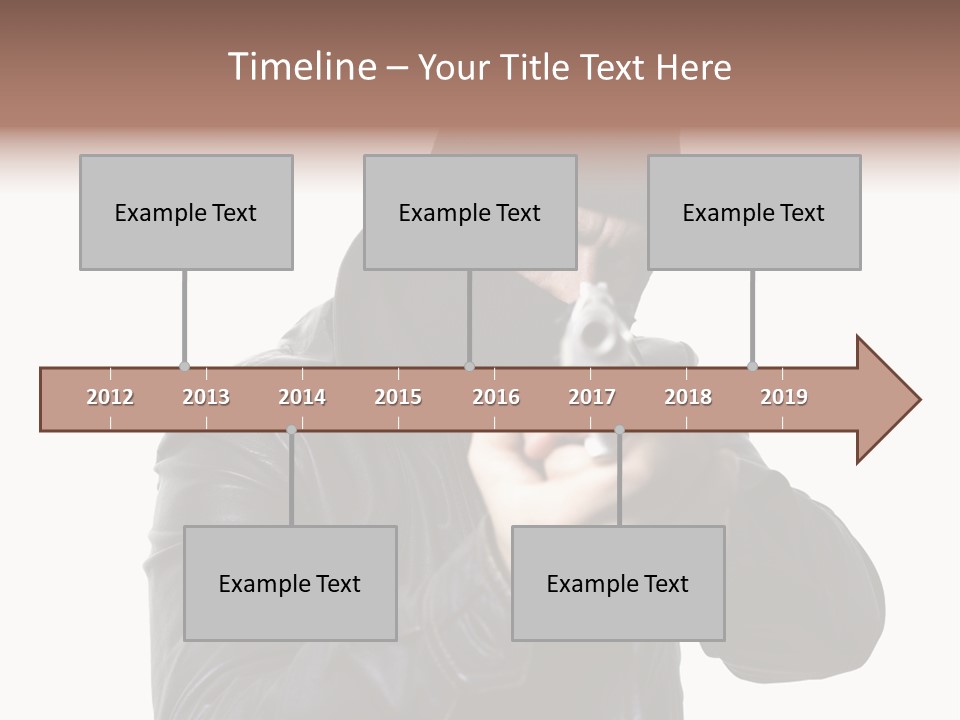 Despair Man  PowerPoint Template