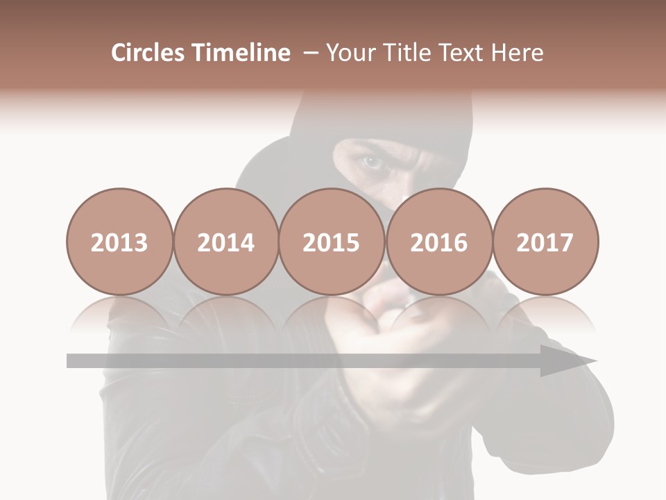 Despair Man  PowerPoint Template