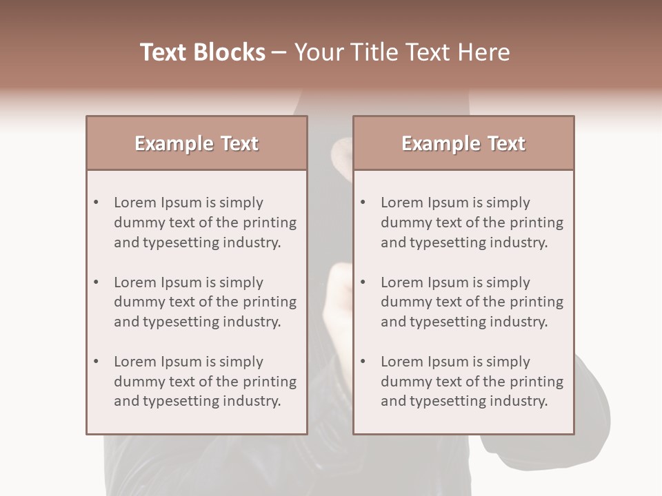Despair Man  PowerPoint Template