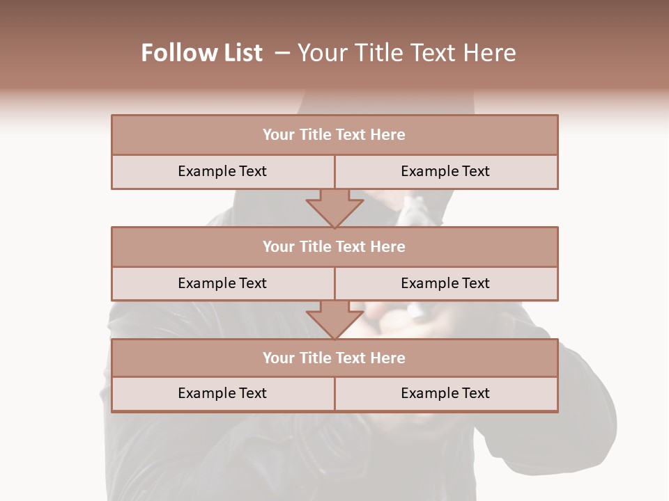 Despair Man  PowerPoint Template