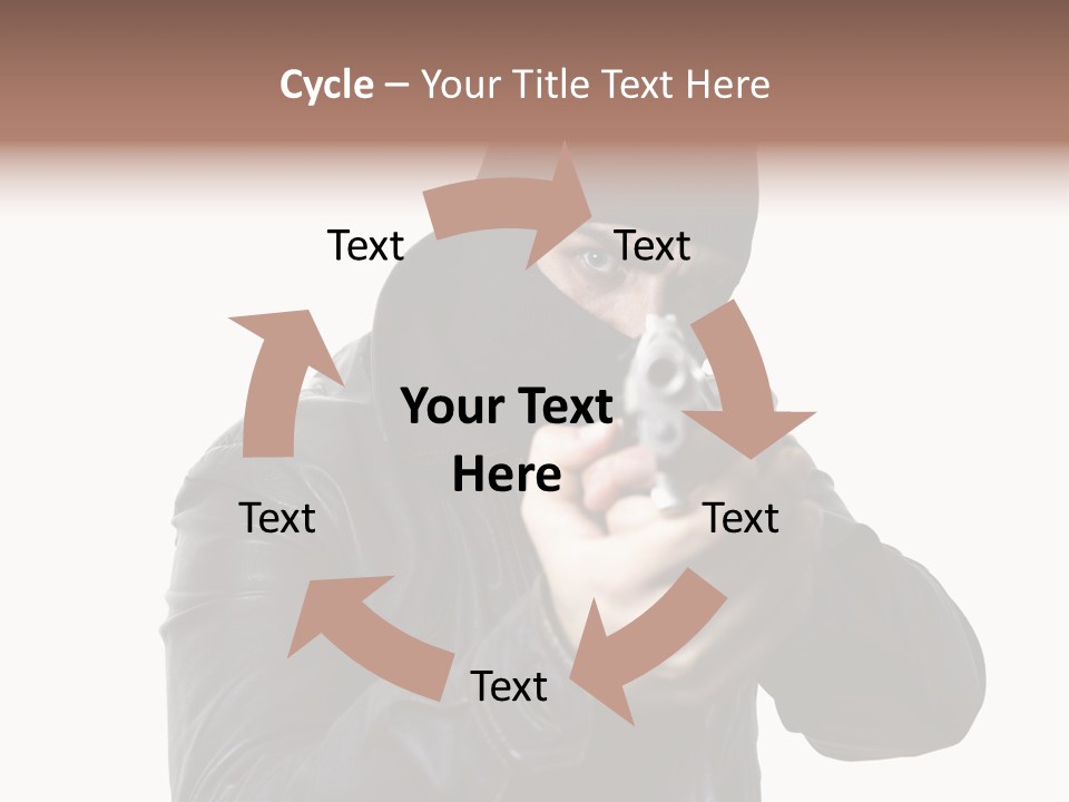 Despair Man  PowerPoint Template