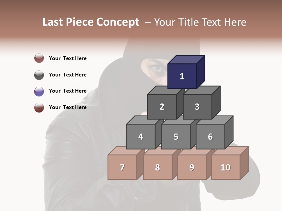 Despair Man  PowerPoint Template