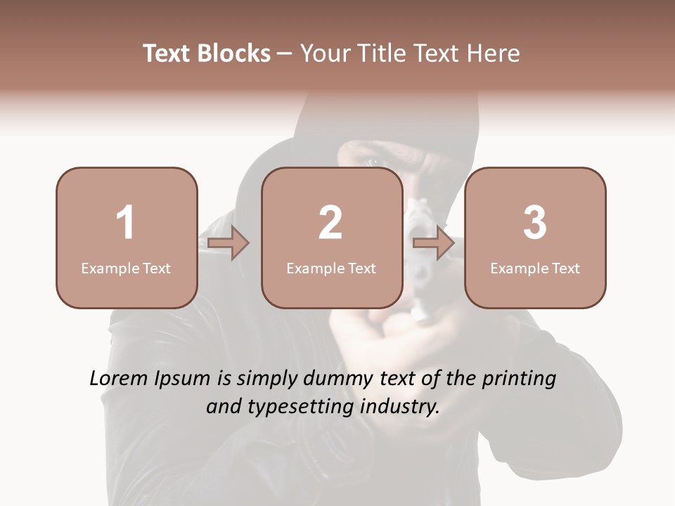 Despair Man  PowerPoint Template