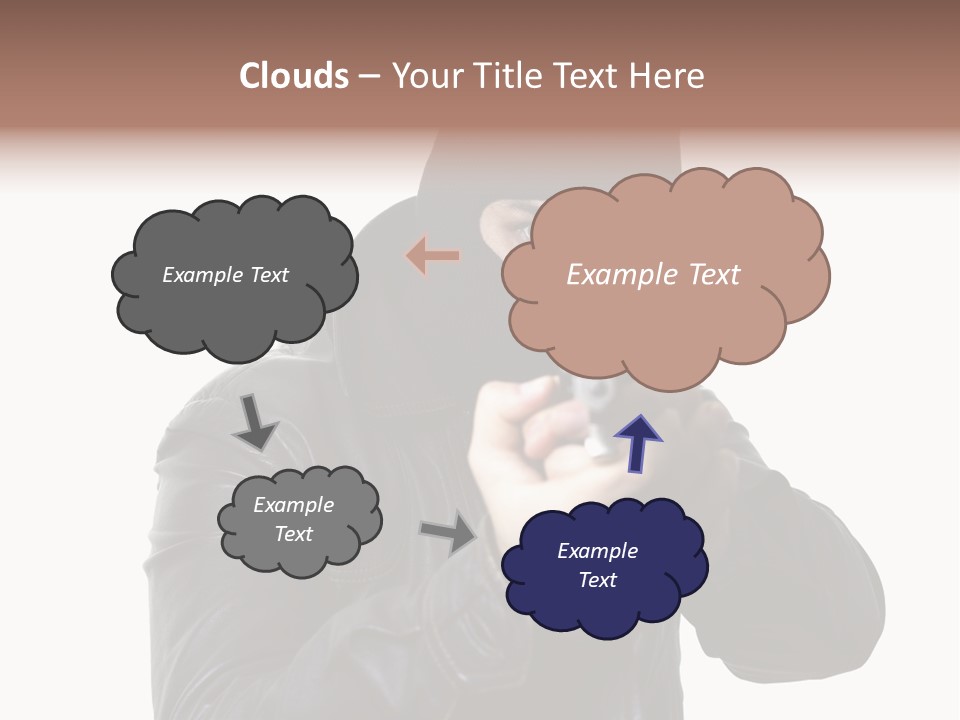 Despair Man  PowerPoint Template