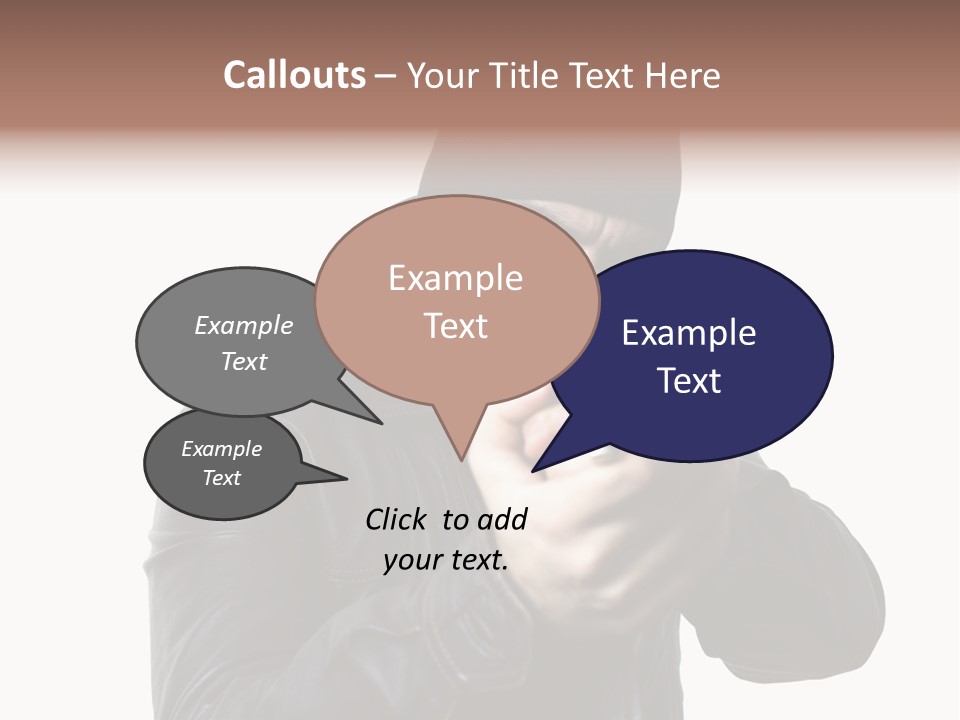 Despair Man  PowerPoint Template