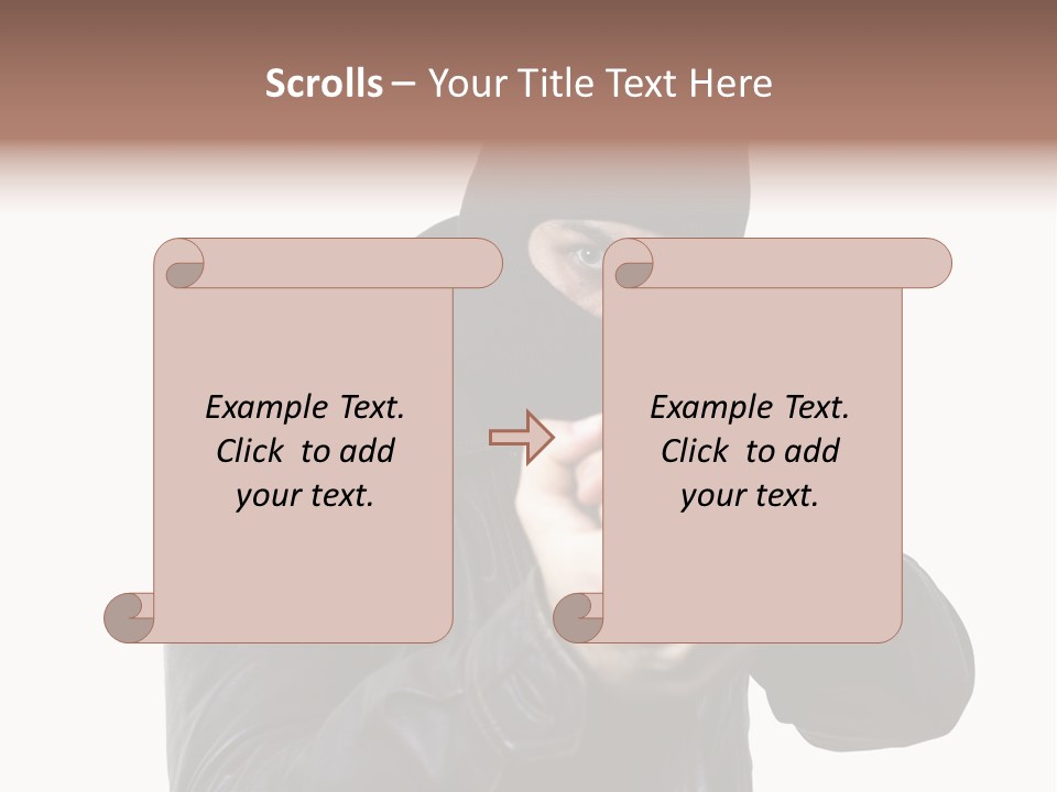 Despair Man  PowerPoint Template