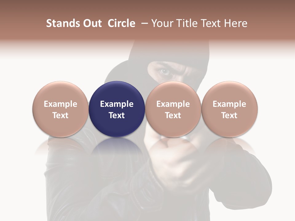 Despair Man  PowerPoint Template