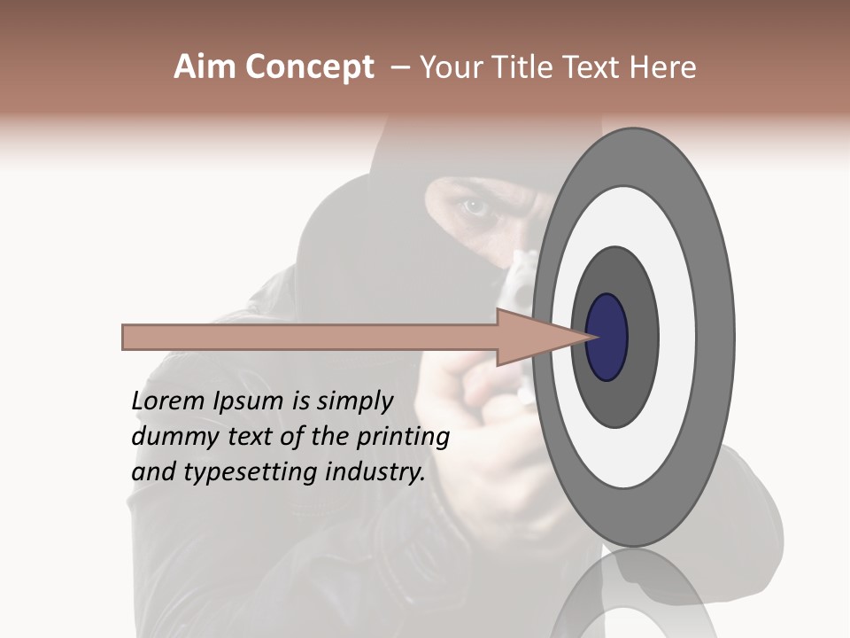 Despair Man  PowerPoint Template