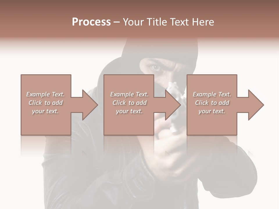 Despair Man  PowerPoint Template