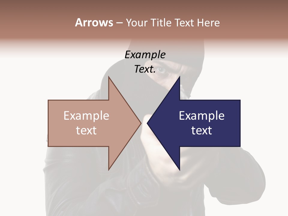 Despair Man  PowerPoint Template