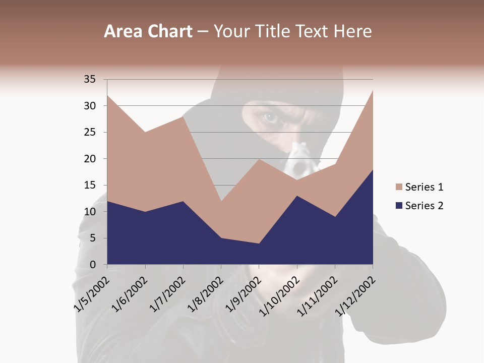 Despair Man  PowerPoint Template