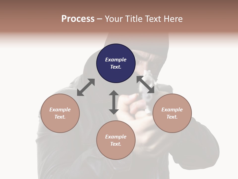 Despair Man  PowerPoint Template