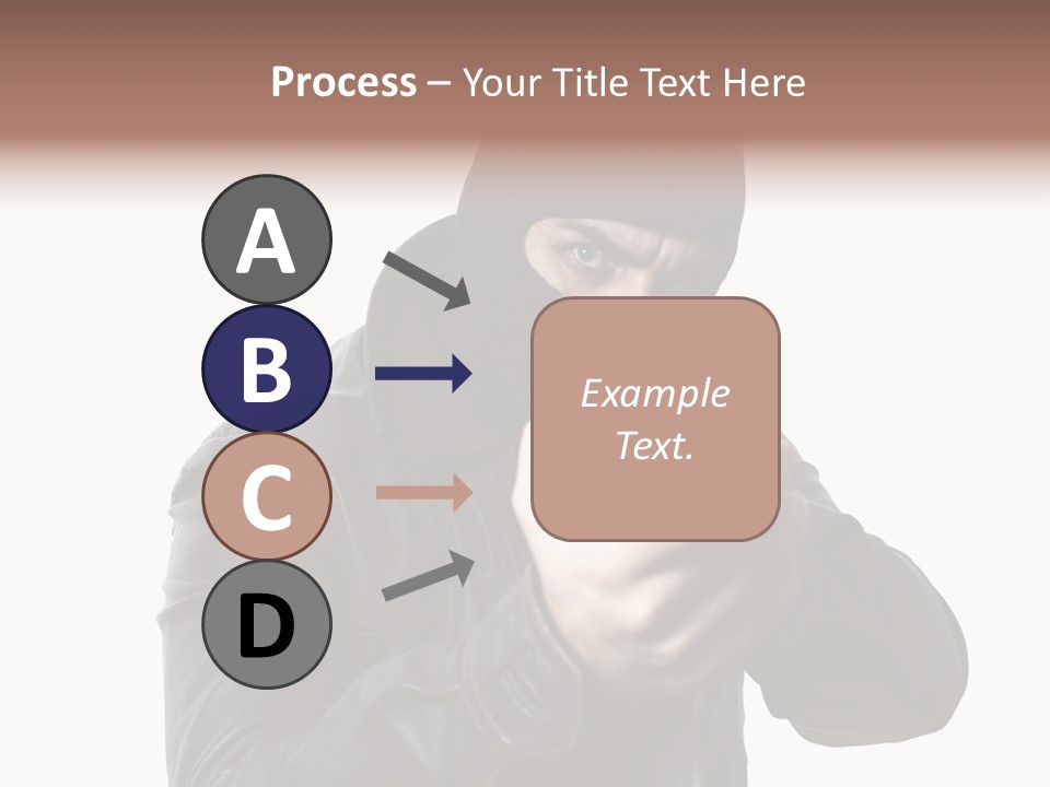Despair Man  PowerPoint Template