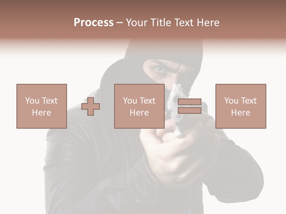 Despair Man  PowerPoint Template