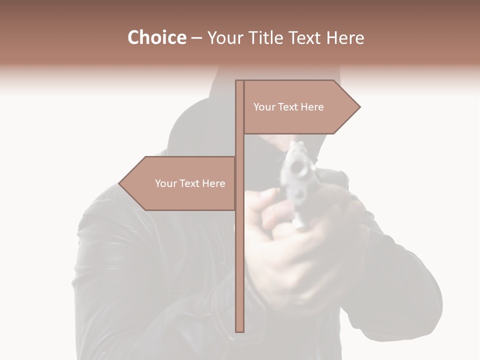 Despair Man  PowerPoint Template