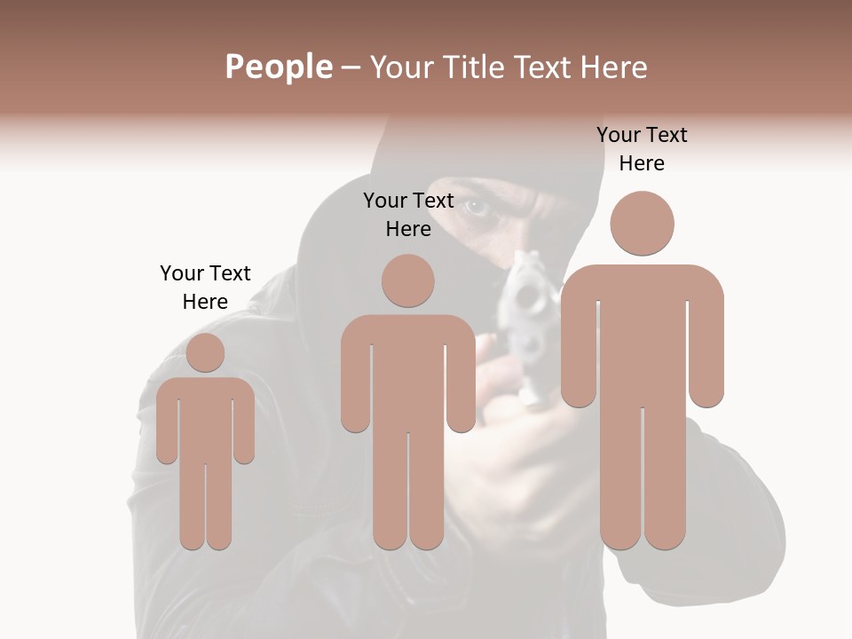 Despair Man  PowerPoint Template