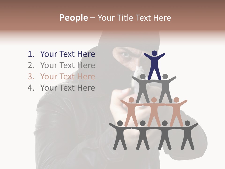 Despair Man  PowerPoint Template