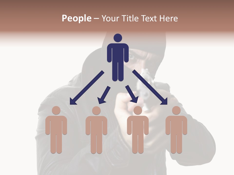 Despair Man  PowerPoint Template