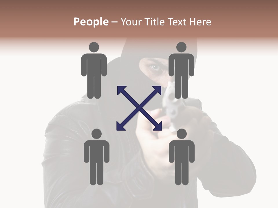 Despair Man  PowerPoint Template