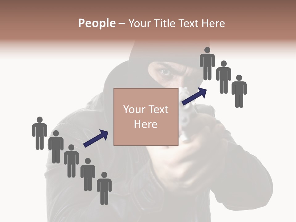 Despair Man  PowerPoint Template