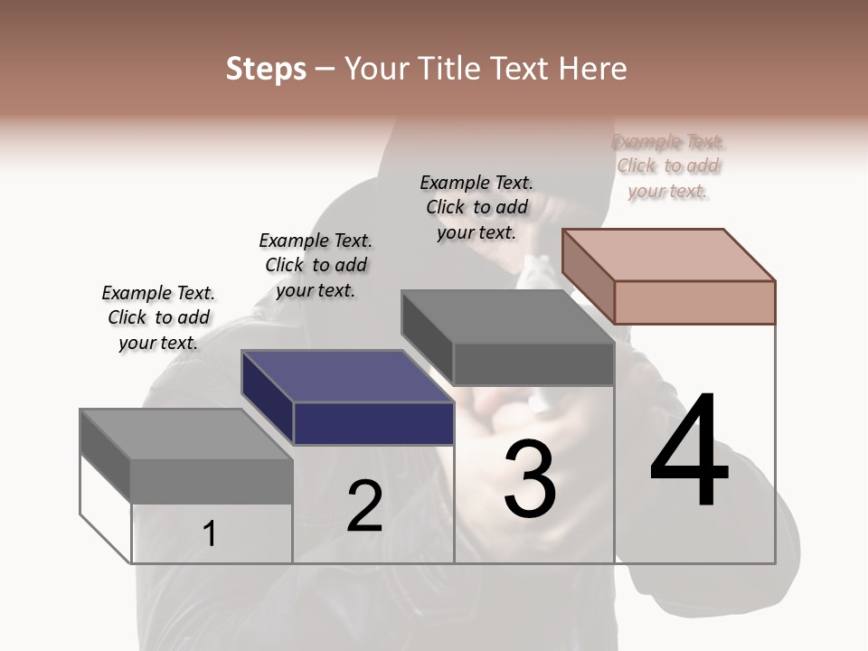 Despair Man  PowerPoint Template