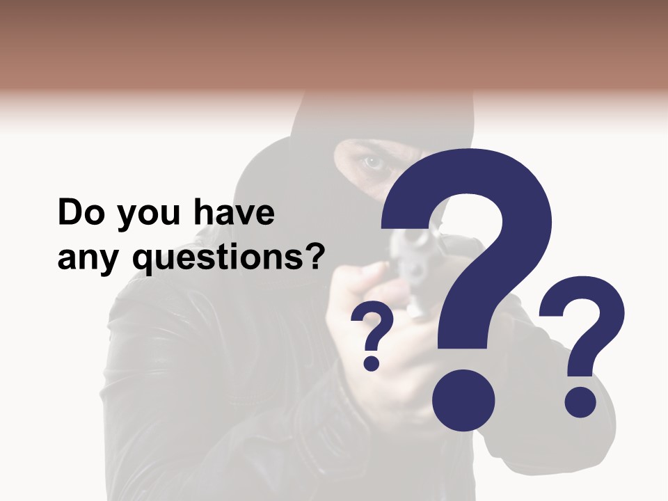 Despair Man  PowerPoint Template