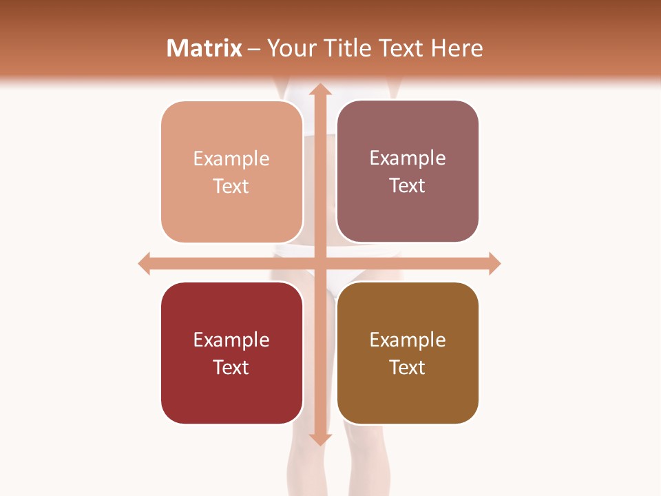 One Yoga Figure PowerPoint Template