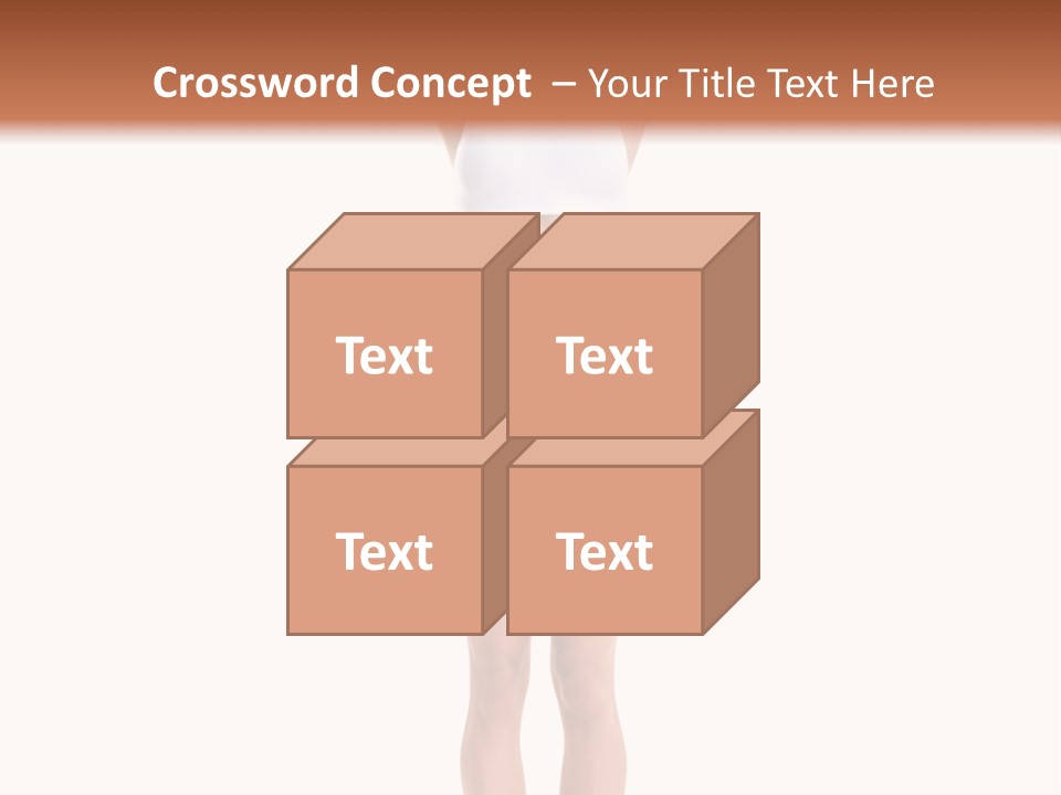 One Yoga Figure PowerPoint Template