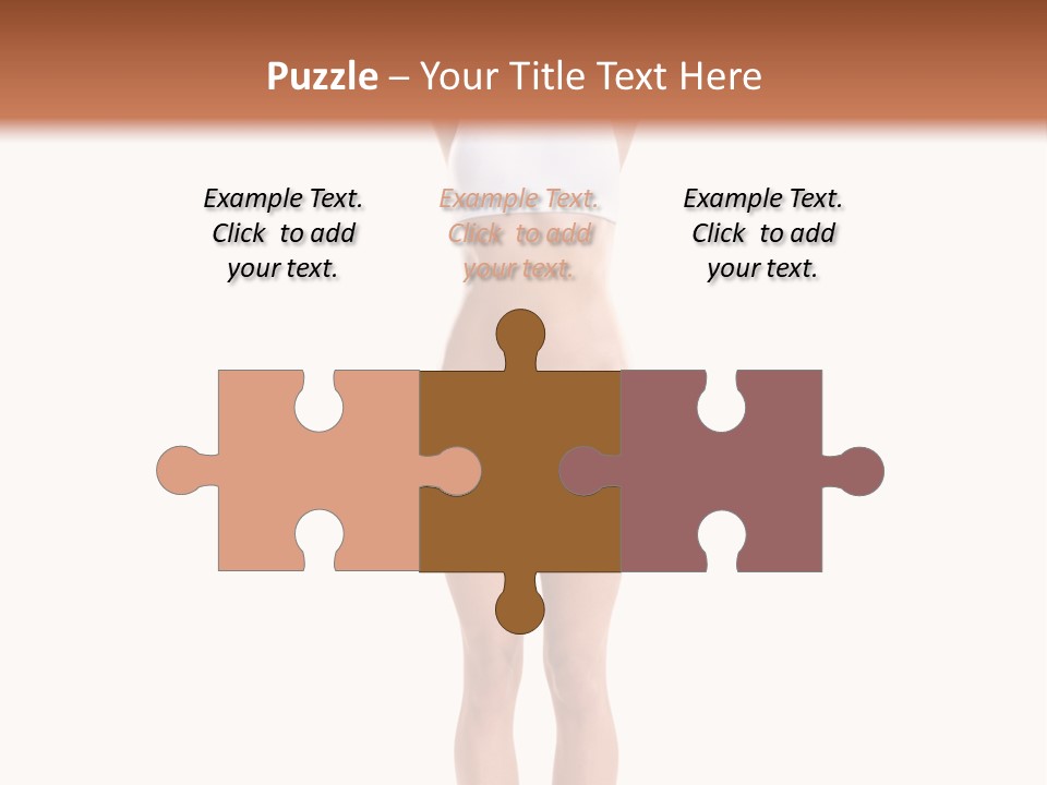 One Yoga Figure PowerPoint Template