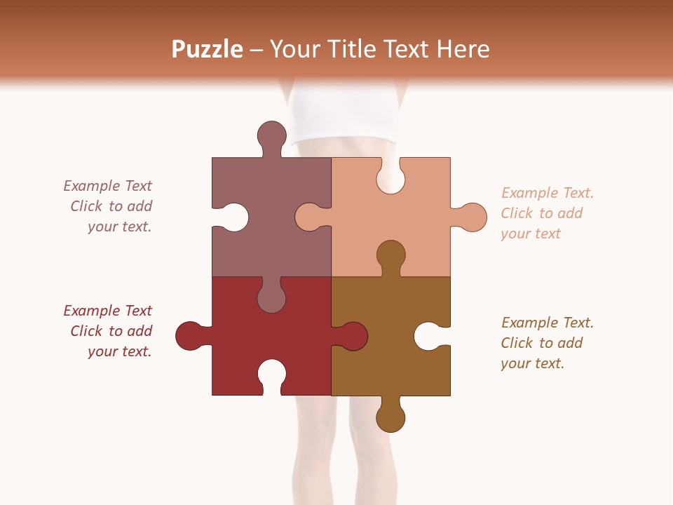 One Yoga Figure PowerPoint Template